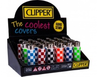 Clipper Covers Squares Design Lighters - 24's